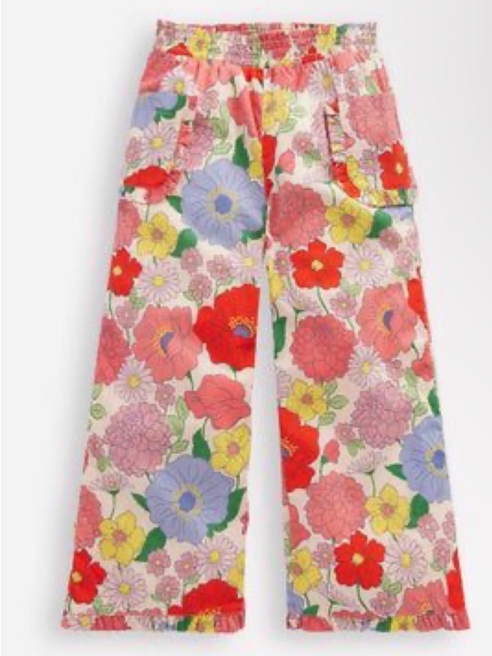 Mini Boden Nostalgic Frill Wide Legged Pants